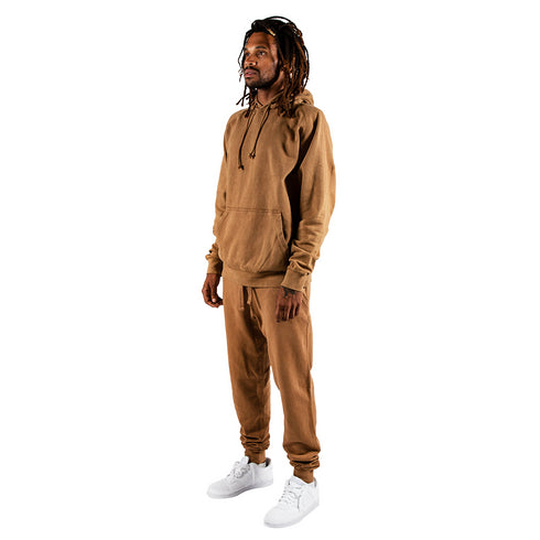Vintage Joggers Camel Model Shot